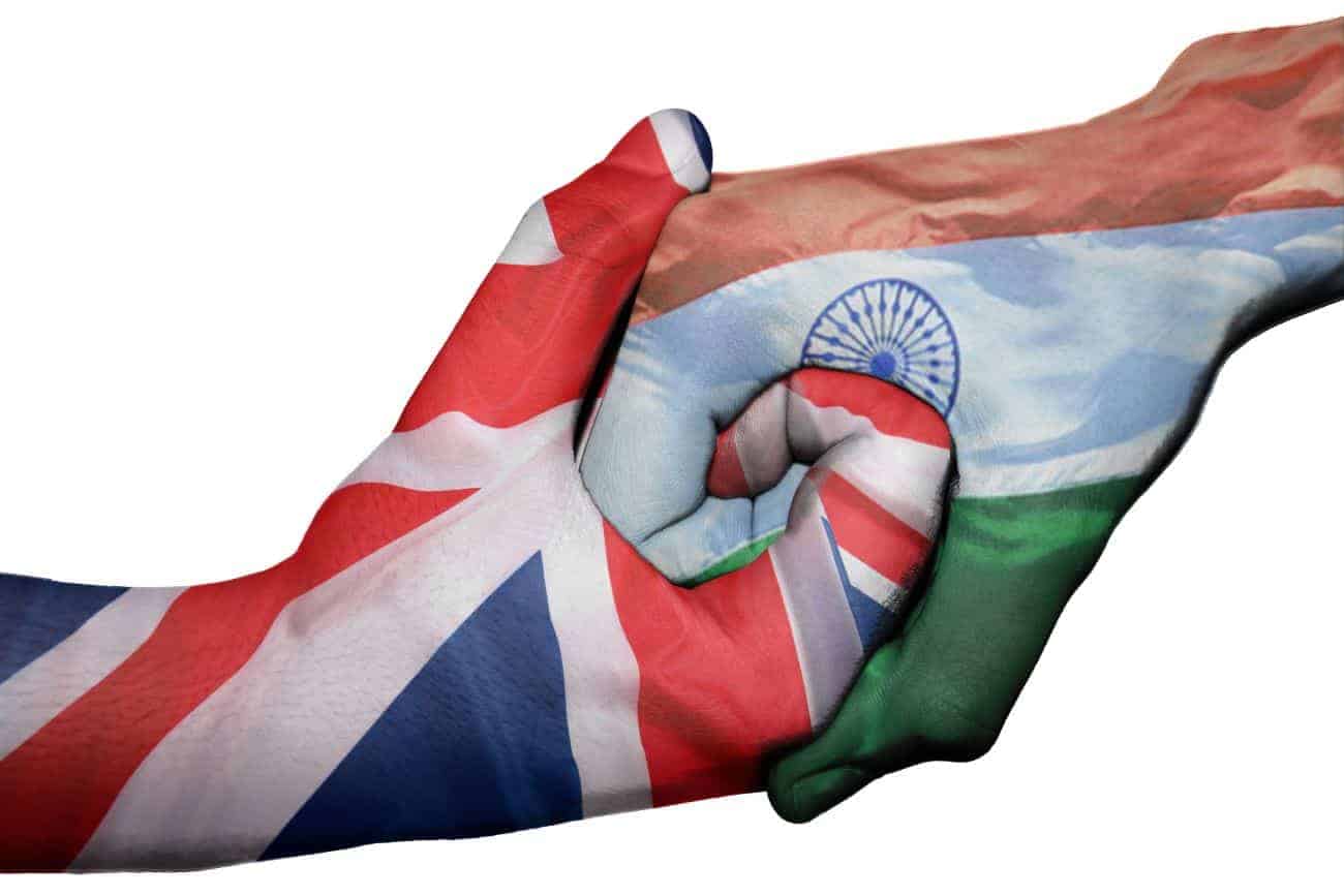 Индия и великобритания. Флаг Англии и Индии. Флаг Британии и Индии. Сотрудничество Индии и Британии.